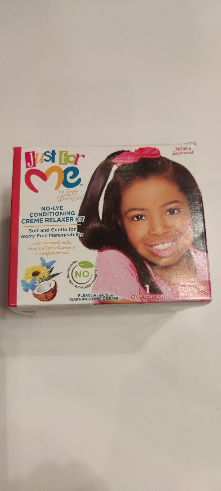 SOFT & BEAUTIFUL JUST FOR ME NO-LYE CONDITIONING Ceam KIT SUPER