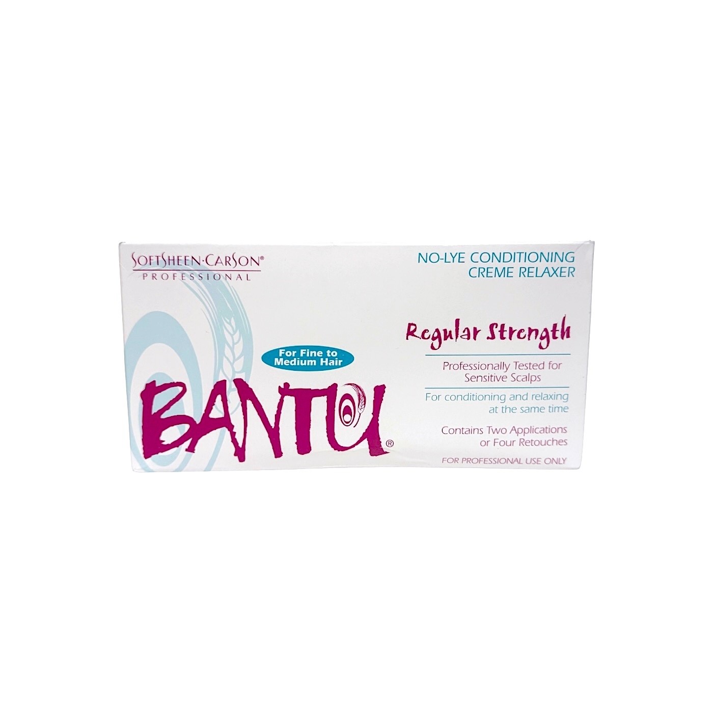 Bantu No-Lye Conditioning Creme Relaxer Regular Strength Softsheen Carson New