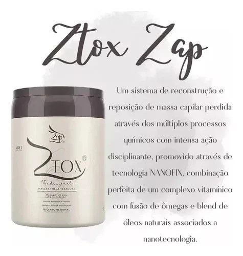 Zap Ztox Macadamia & Chia Oil Hair Mask 950g – Anti Frizz Volume Reducer