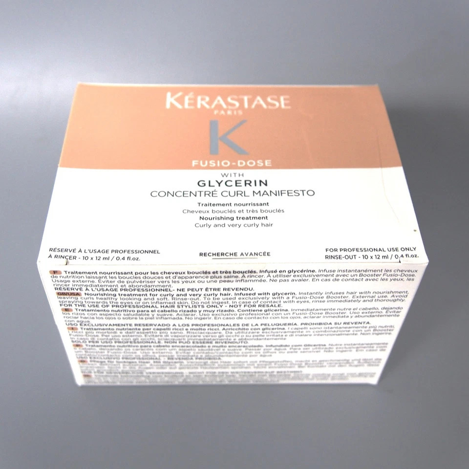 Kerastase Fusio-Dose Concentre Curl Manifesto With Glycerin 10 vials 0.4oz/12ml
