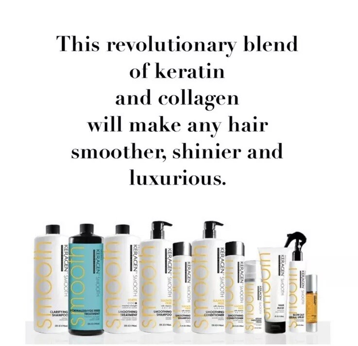 Keragen Formaldehyde Free Smoothing Treatment & Clarifyng Shampoo