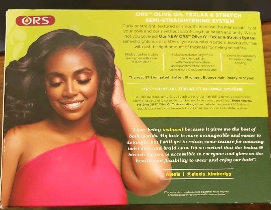 ORS Olive Oil TexLax & Stretch Semi- Straightening System (For All Hair Types)