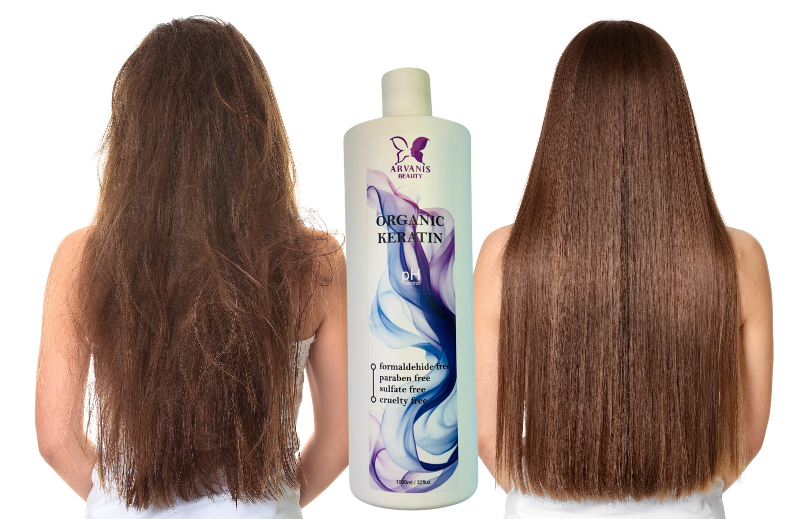 Hair Mask Keratin Hair Treatment Professional Hair Gloss Blowout 1000ml 32 fl oz