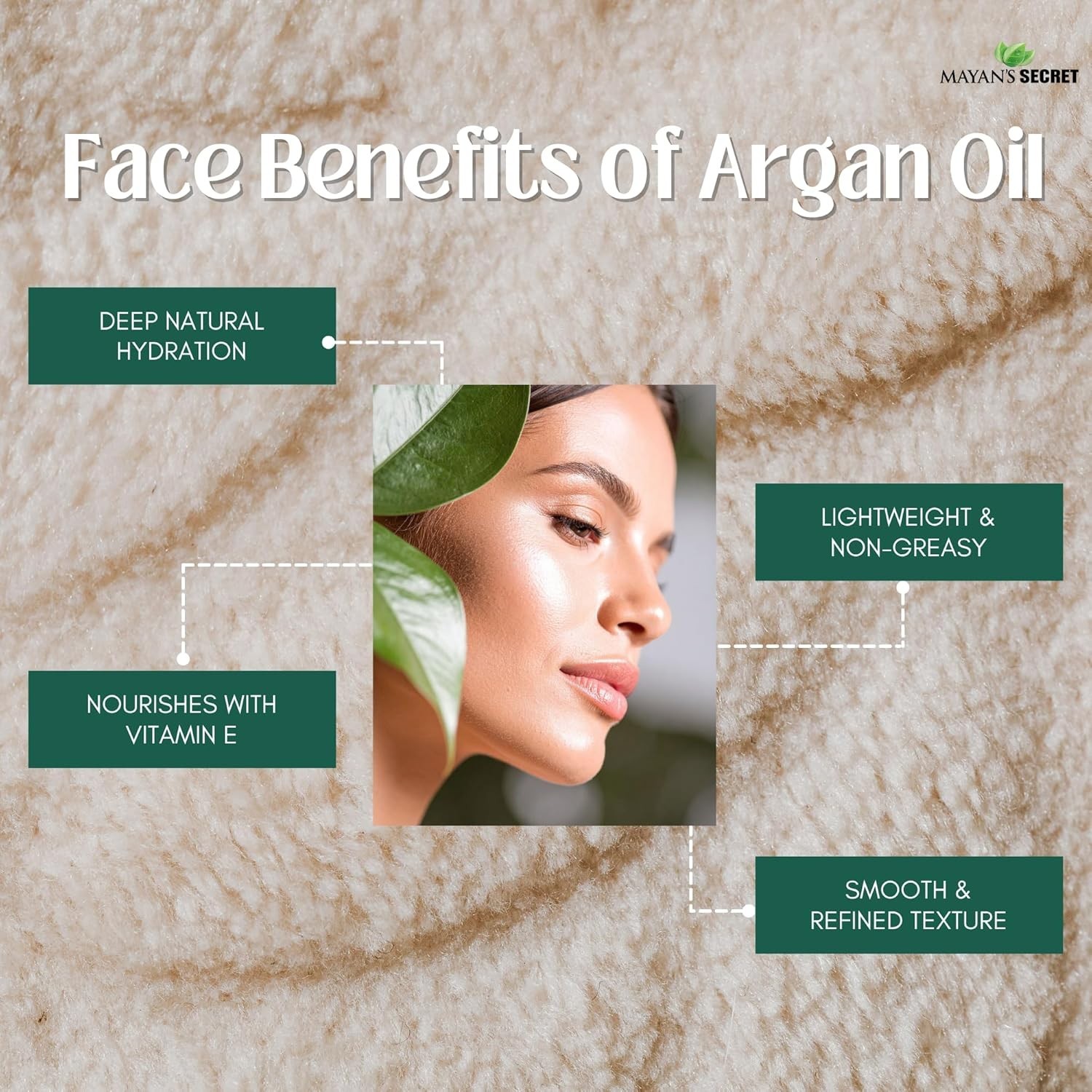 Pure Organic Argan Oil for Hair Growth Skin Face USDA Organic 4oz