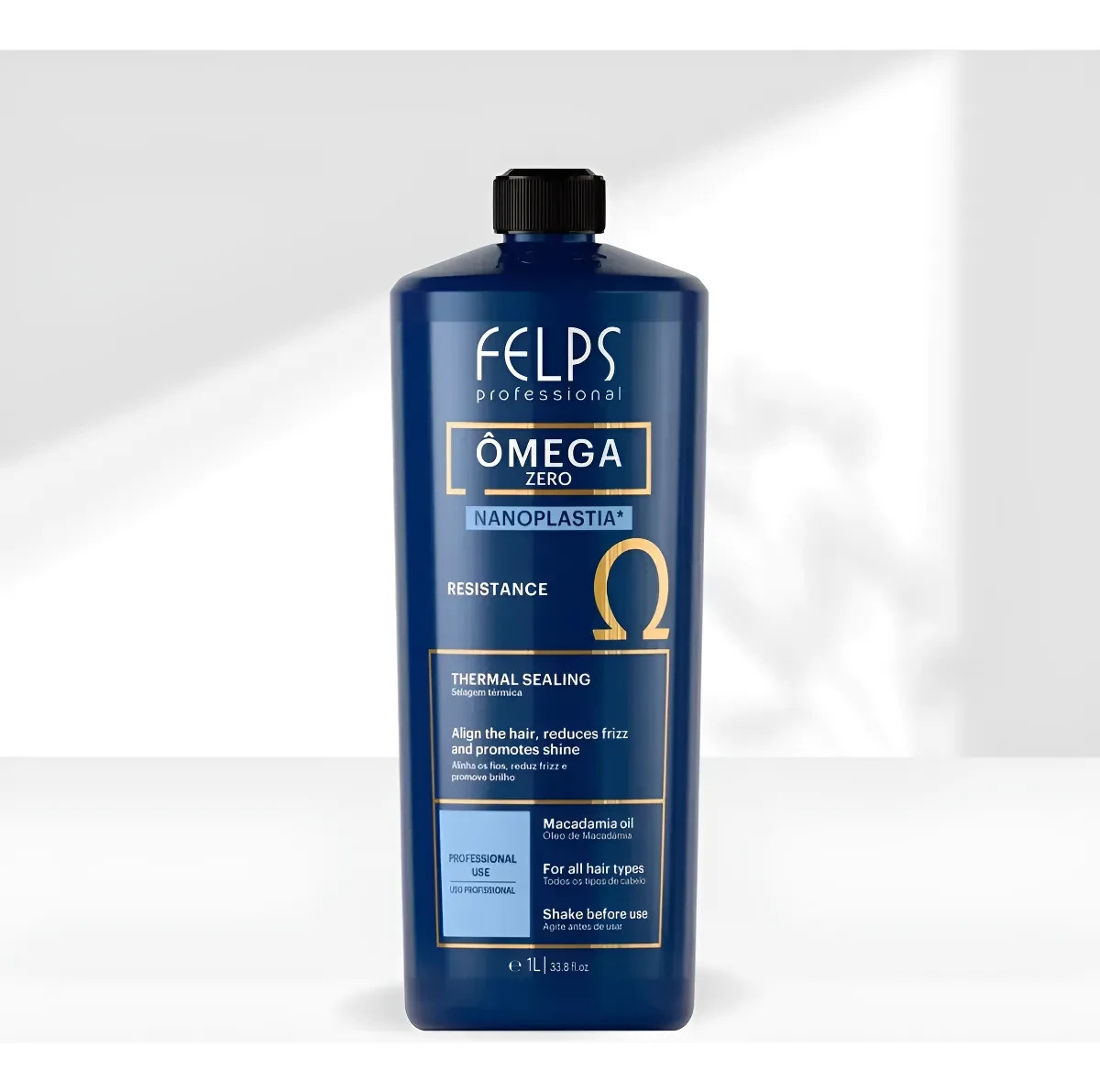 Felps Omega Zero Resistance Nanoplasty Brazilian Keratin Treatment 1L / 34 fl oz