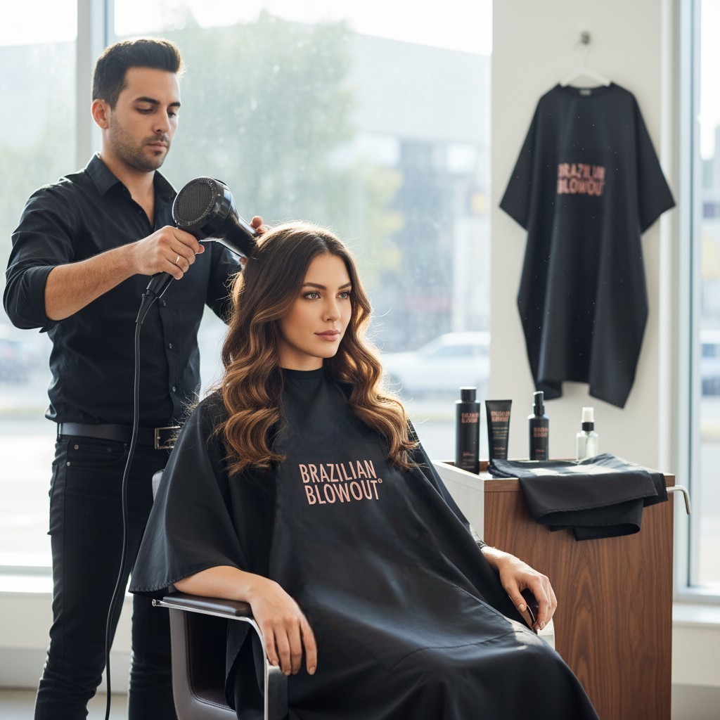 Brazilian Blowout Hair Color Cape
