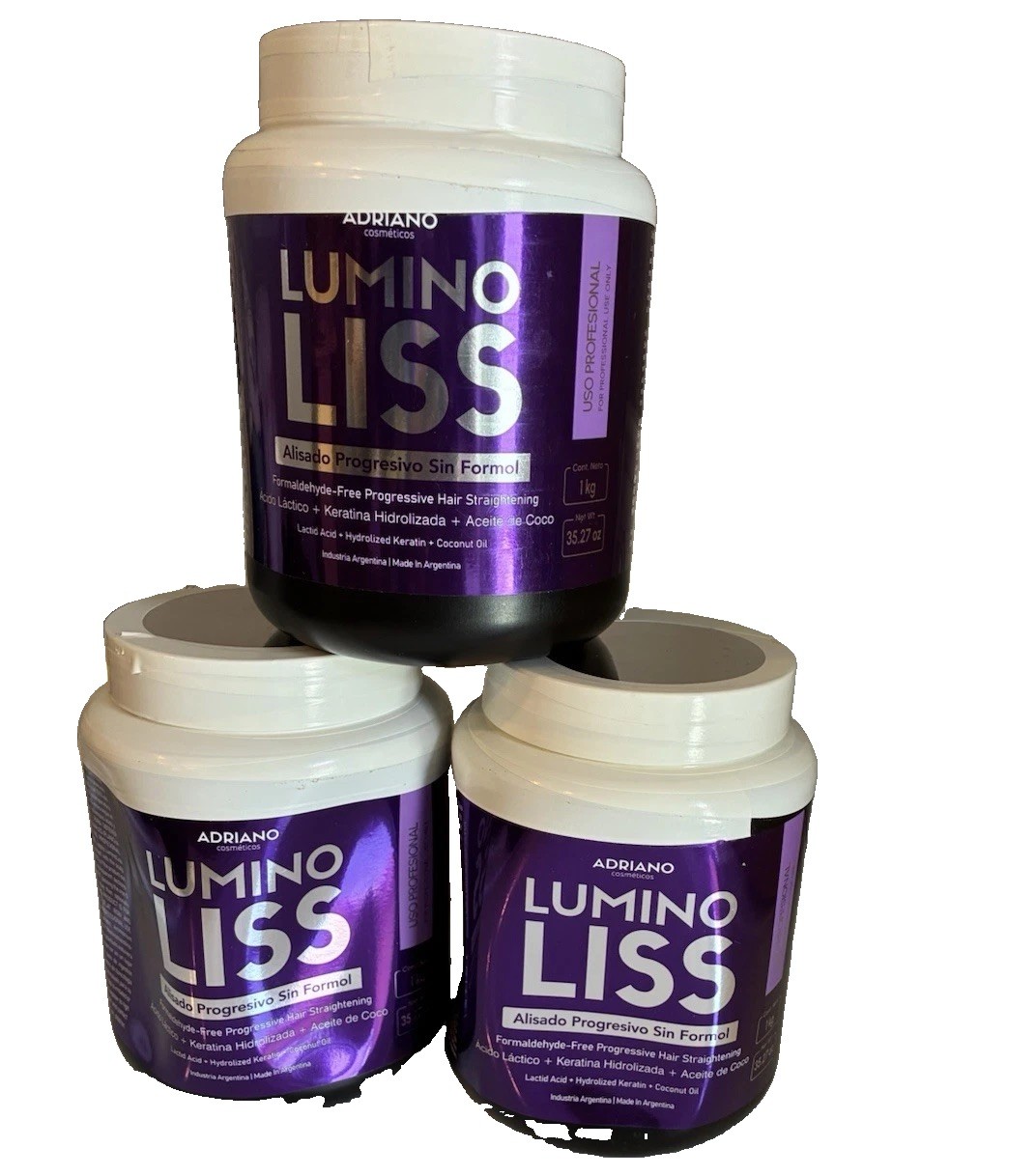 Adriano Cosméticos Lumino Liss Formaldehyde-Free Straightening Cream 33.87 oz