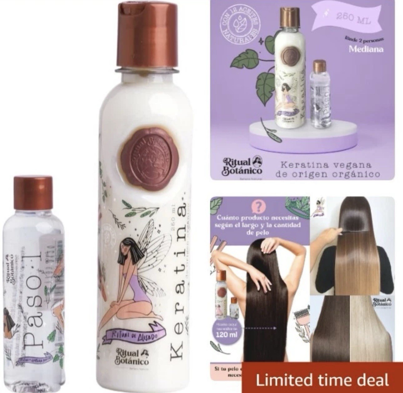 Ritual Botanico Organic Keratin Relaxer Combo With Amino Acids & Natural Oils