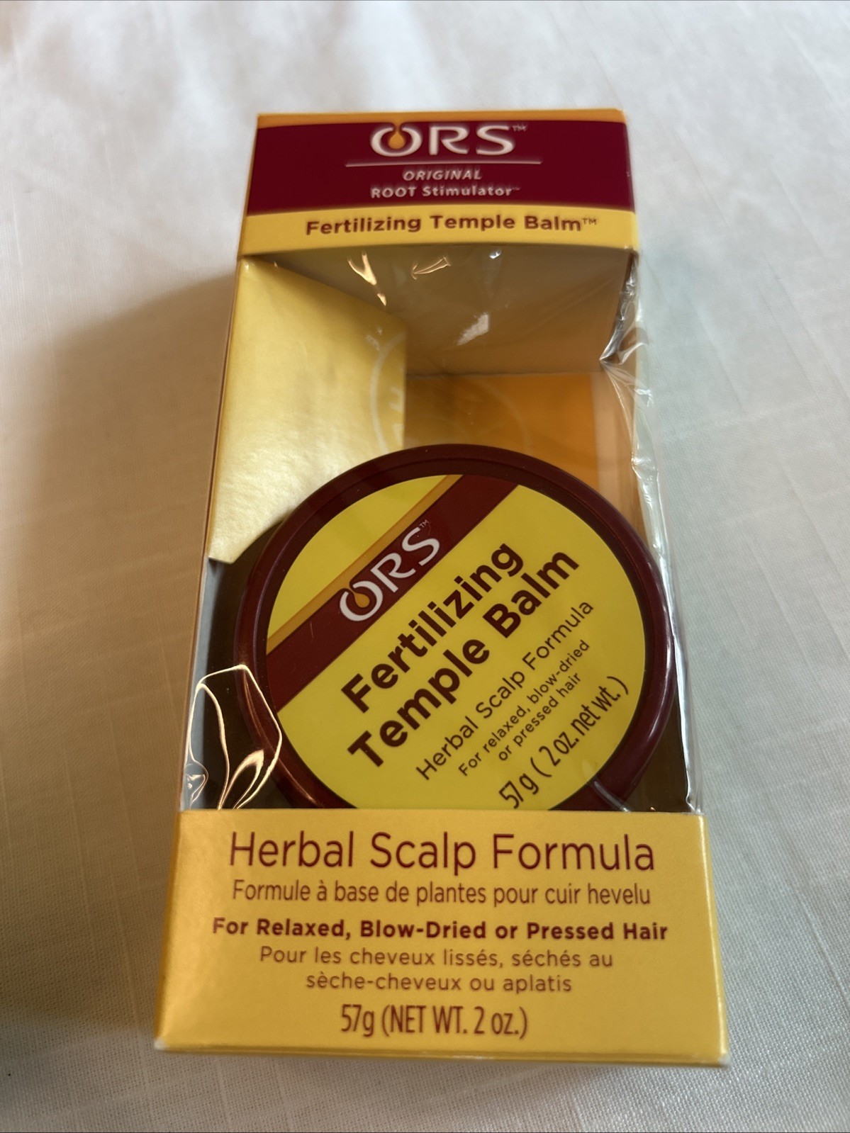 ORS Organic Root Stimulator Hair Restore Fertilizing Temple Balm 2 oz / 57 g-