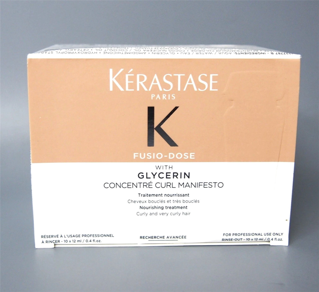 Kerastase Fusio-Dose Concentre Curl Manifesto With Glycerin 10 vials 0.4oz/12ml