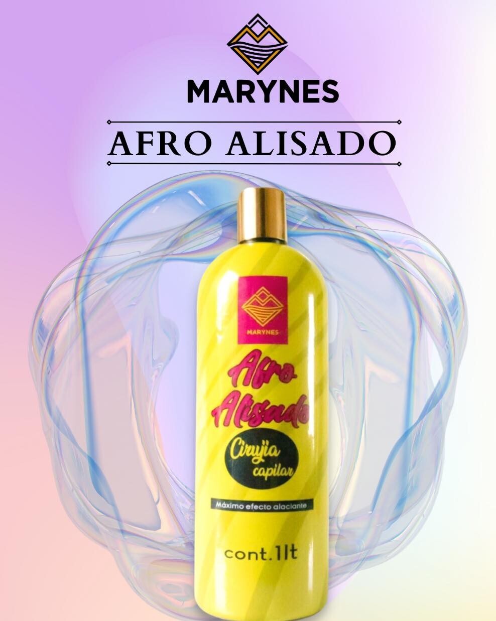Afroalisado Marynes – Tratamiento alisante, 1 litro