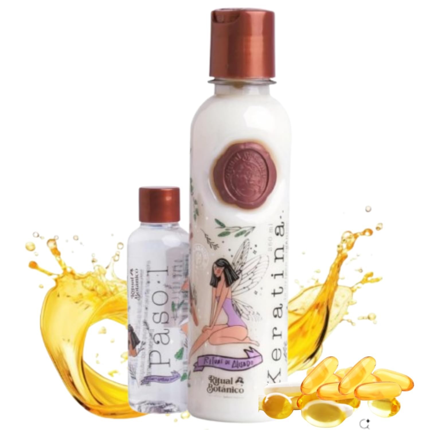 250mL Organic Keratin with 12 Natural Oils – Botox Effect Without Formaldehyde