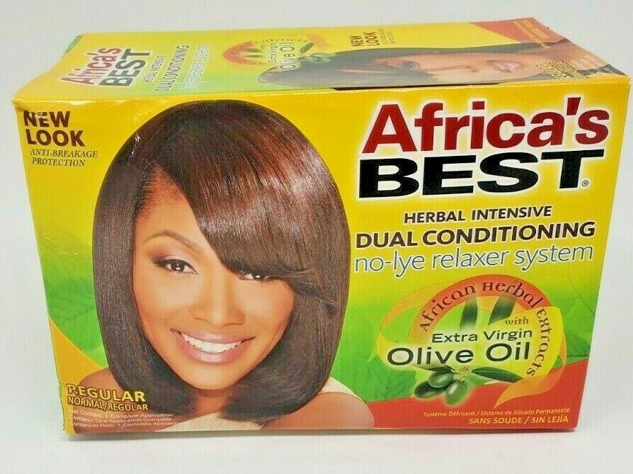 Africas Best Hair Black Relaxer Perm Salon Color Tint Dye Translucent Woman Man