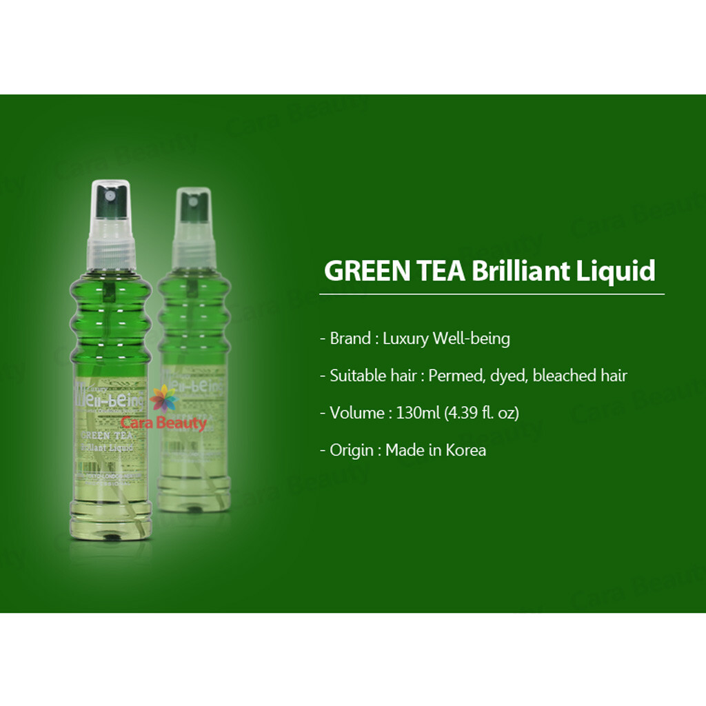 Luxury Well-Being GREEN TEA Brillant Liquid 130ml / Soft hair and Rich Fragrance