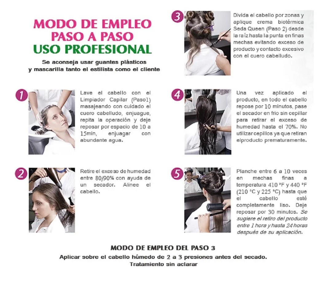 2 Kits Hair Surgery Seda Queen Bioterapia Guarana 50 ml (3 steps) Hydration