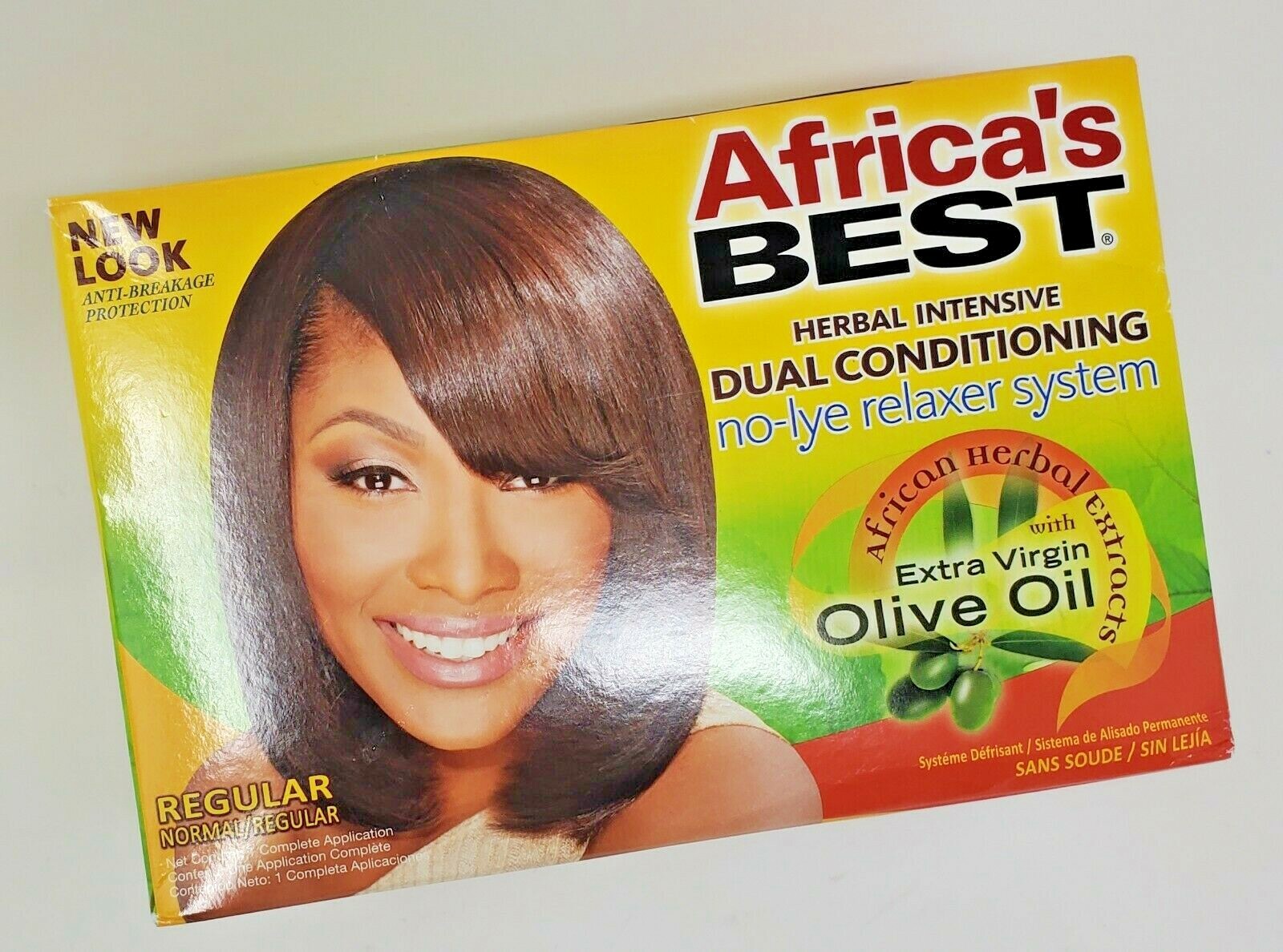 Africas Best Hair Black Relaxer Perm Salon Color Tint Dye Translucent Woman Man