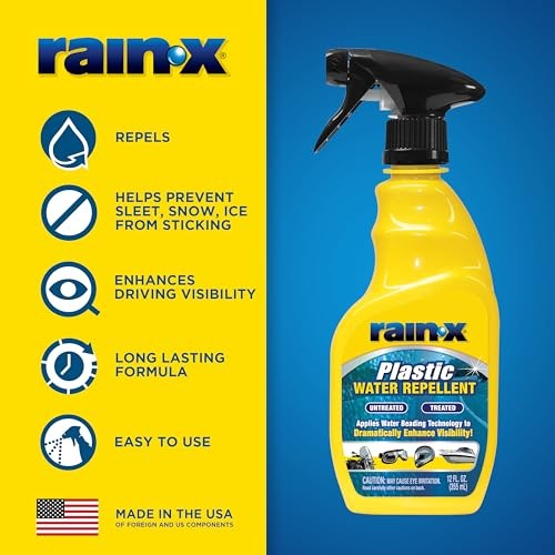 Rain-X 620036 Plastic Treatment – 12 fl. oz. 1 Count (Pack of 1) Pack of 1