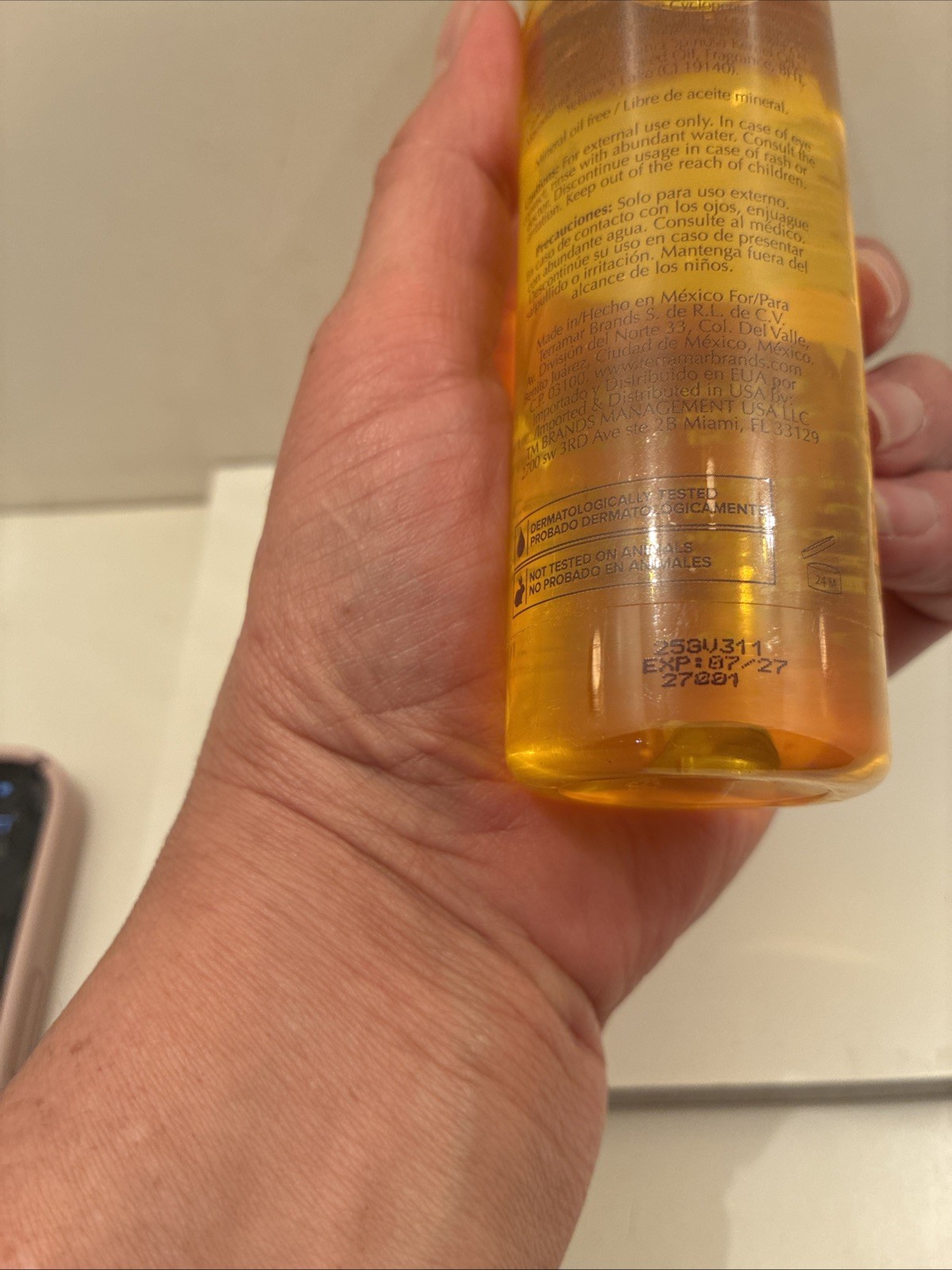 oleo de Argan Cabello Dañado Terramar Aceite Tratamiento Hair Repair Serum 120ml
