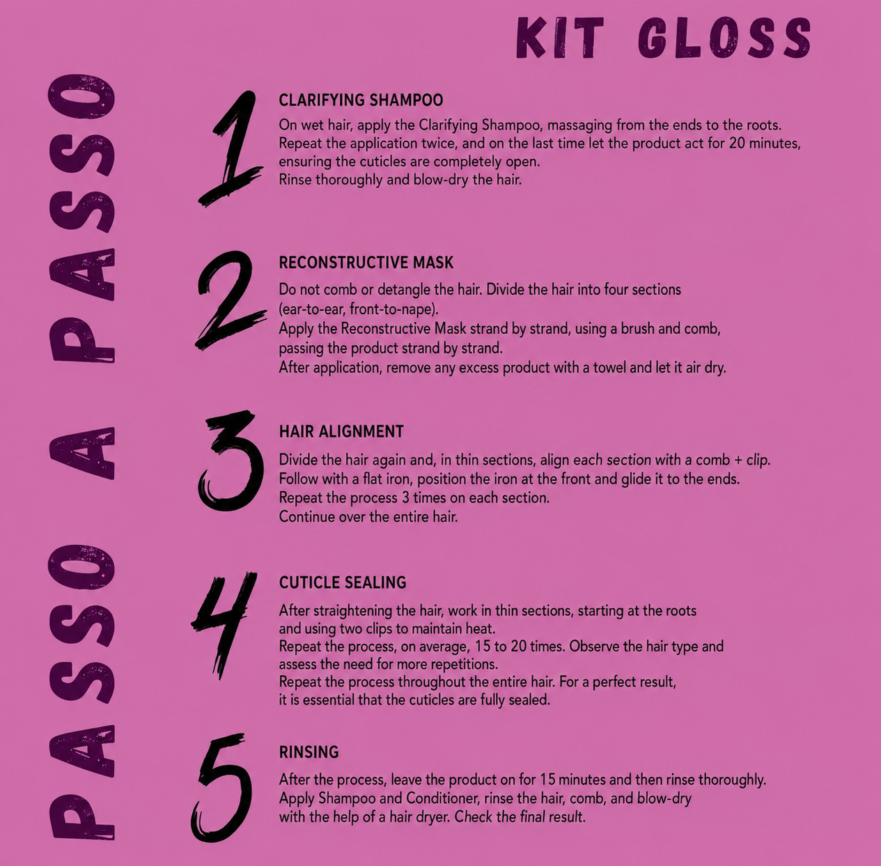 FOX GLOSS PROGRESSIVE BRUSH KIT | BRAZILIAN KERATIN HAIR TREATMENT 2 STEPS 2X1L