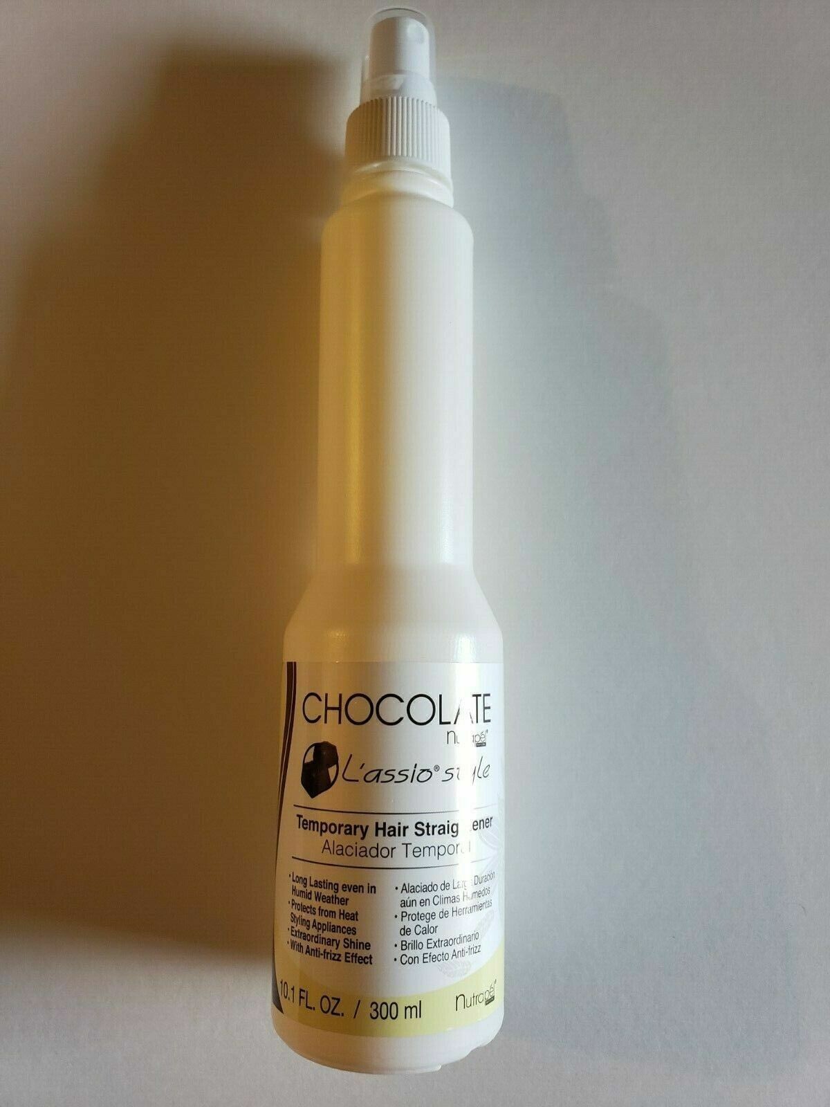 TEMPORARY HAIR STRAIGHTENER L’ASSIO STYLE CARE SHAMPOO 10.1OZ CHOCOLATE
