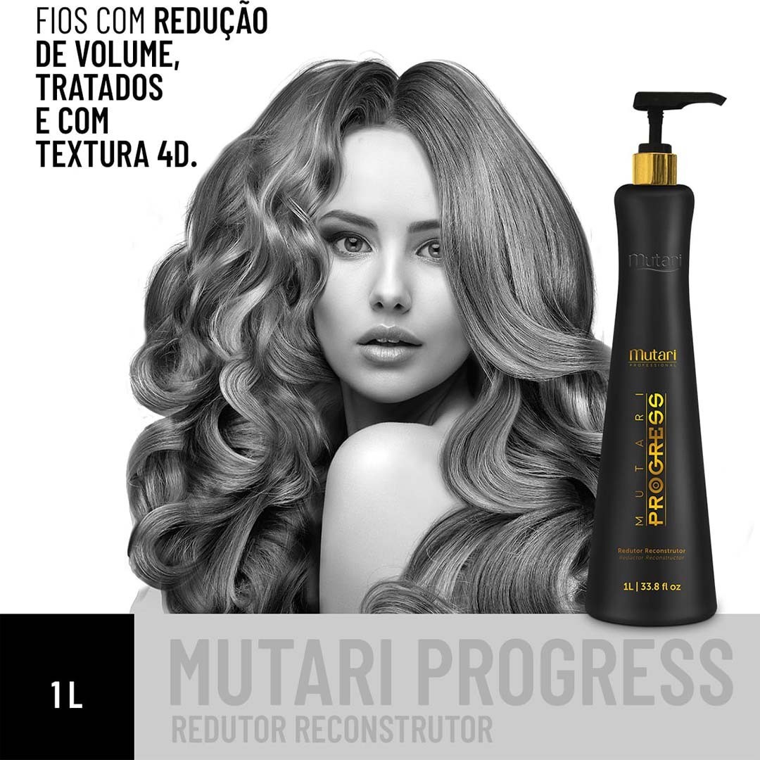 Escova Progressiva Mutari Progress Selagem Profissional 1l