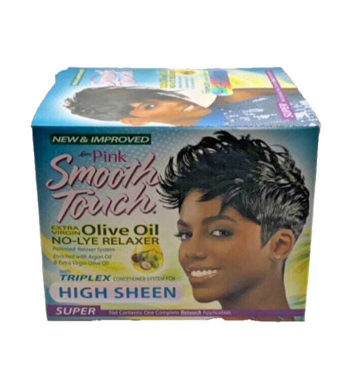 Luster’s Pink Smooth Touch Olive Oil No-Lye Super Relaxer High Sheen 1 App.