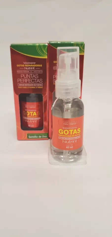 X2 XIOMARA GOTAS REPARADORAS PUNTAS PERFECTAS c/ ACEITE DE SEMILLA UVA 40ml each