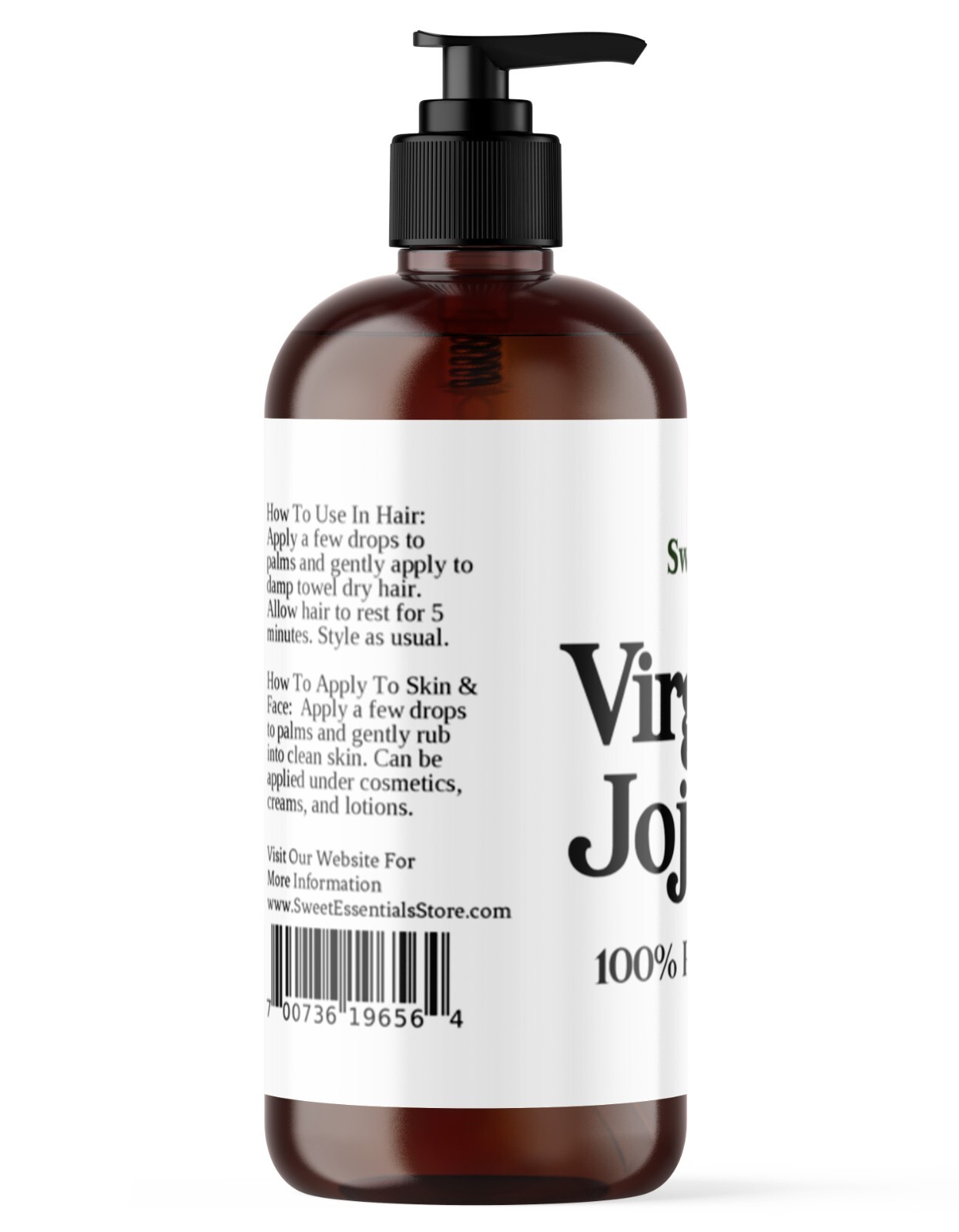 Organic Virgin Jojoba Oil 16oz | Imported From Argentina 100% Pure Cold Pressed