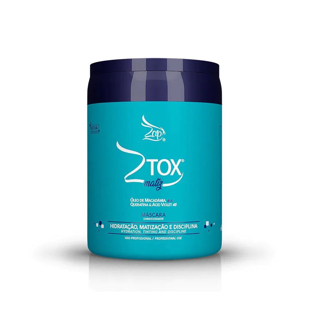 Zap Cosmetics Ztox Bluetox Blond Hair Matiz Capillary Mask 950g / 33.5 fl oz