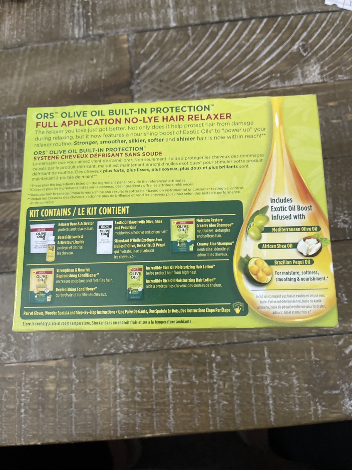 Original Root Stimulator Olive Oil Full App Hair Relaxer ES