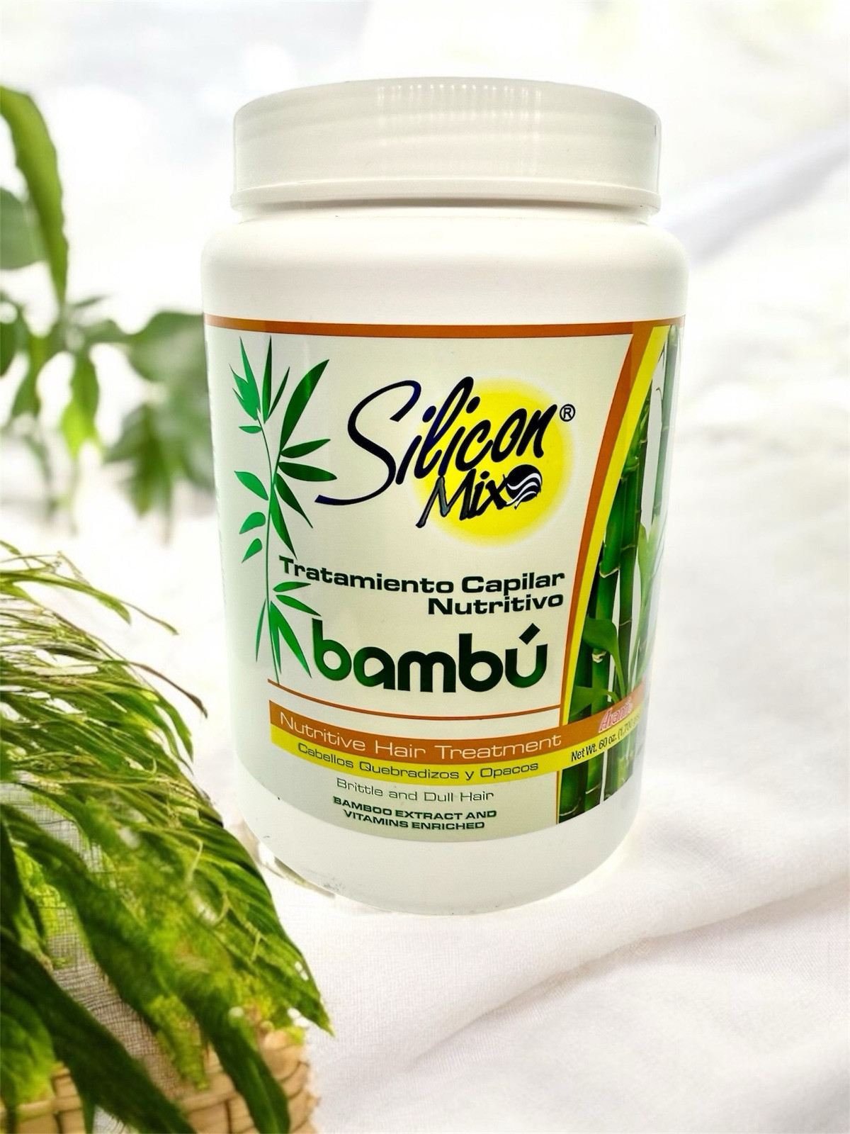 Silicon Mix Tratamiento Capilar Nutritivo Bambu 60oz – 60 Fl Oz (Pack of 1)