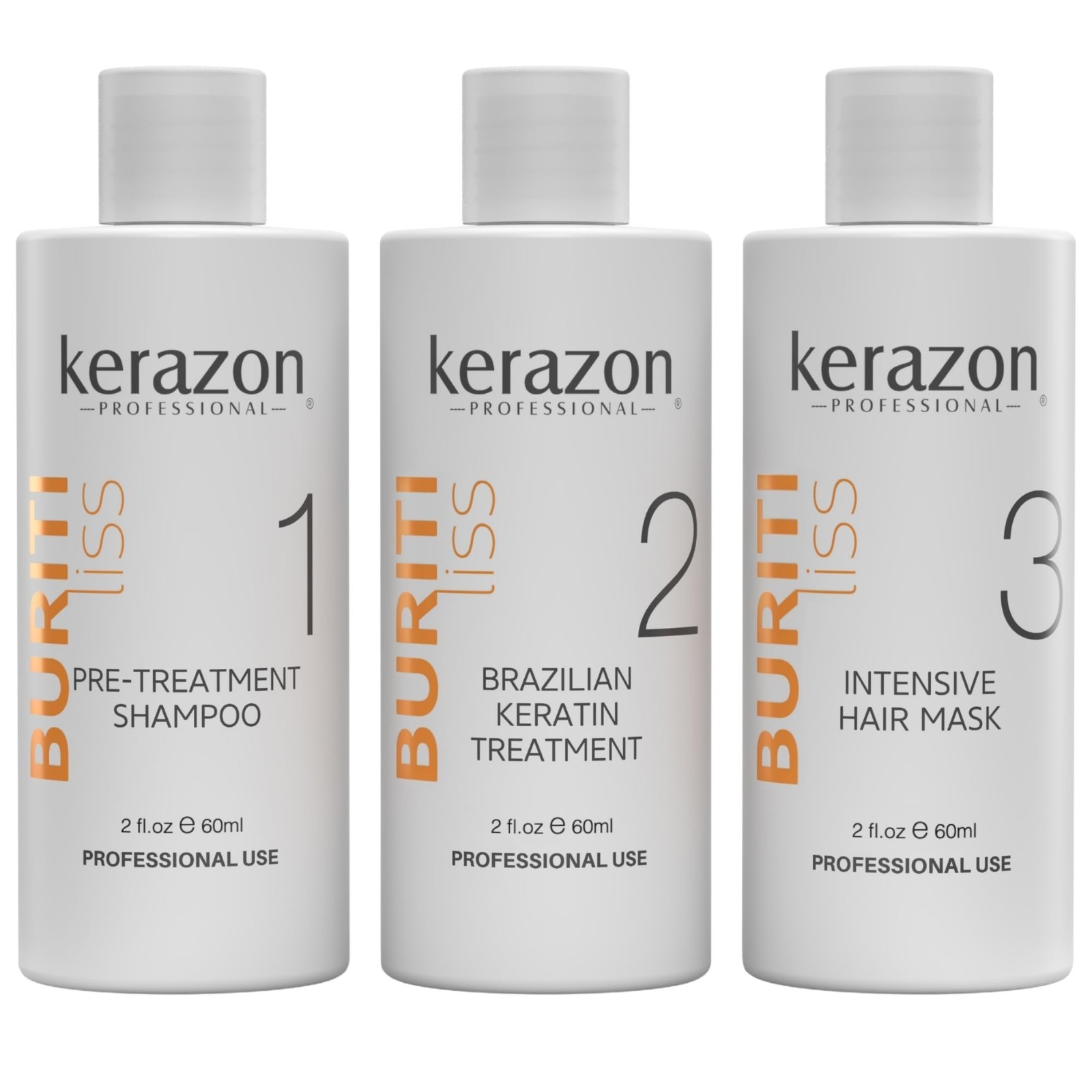 Brazilian Keratin Treatment Kit 2oz – At Home Smoothing & Straightening – All Ha