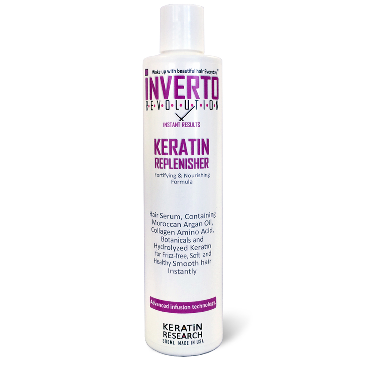 Inverto Instant Daily Keratin Replenisher Argan Oil Soft Frizz Free Shiny Hair