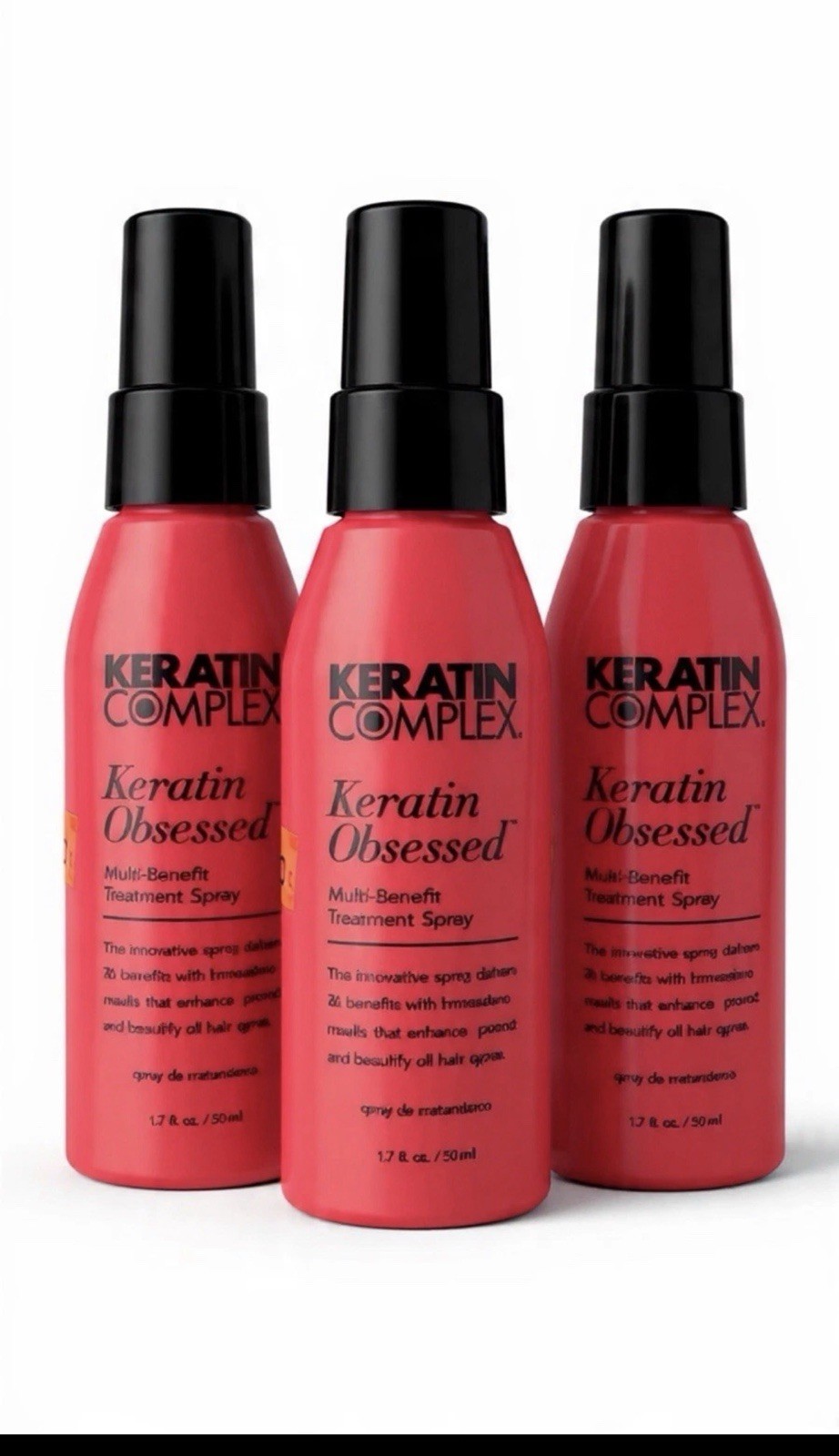 Keratin Complex Keratin Obsessed Treatment Spray 1.7 oz Pack of 3