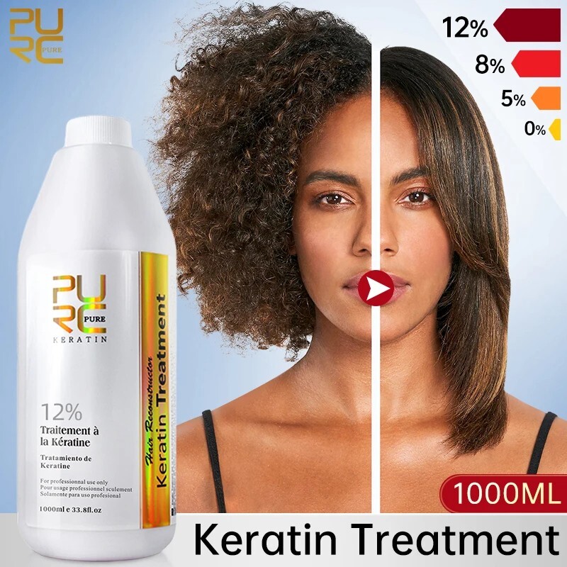 12% Brazilian Keratin Dry Frizzy Damaged Hair Straightening Repair Treatment