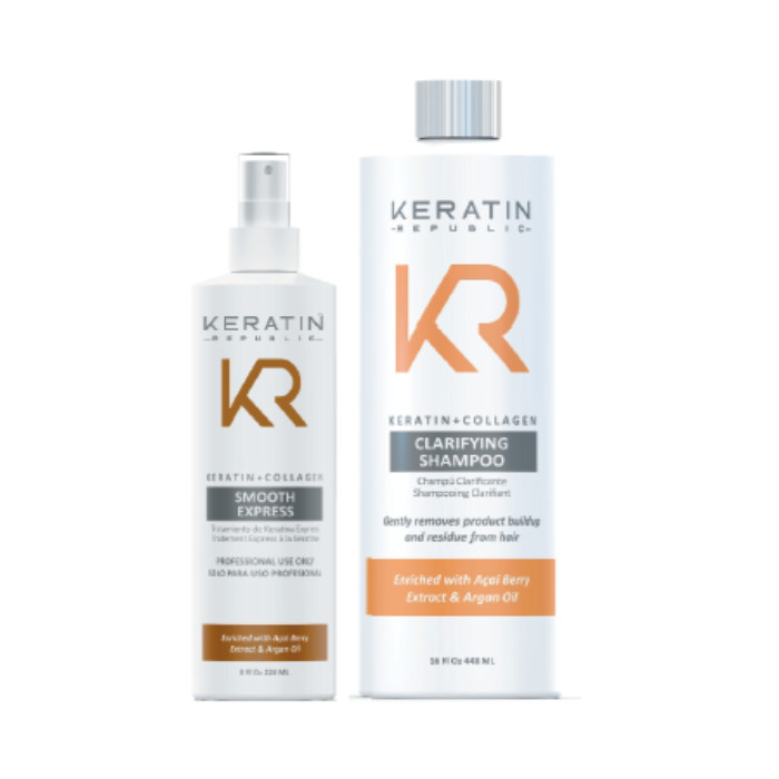 Keratin Republic Smooth Express Treatment – results last 4 to 6 weeks