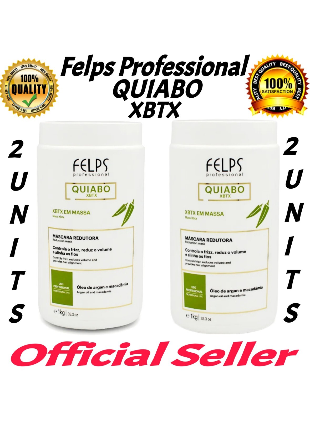 Felps Okra Xbtx Reducing Mask/Controls Frizz, Reduces Volume and Aligns Hair