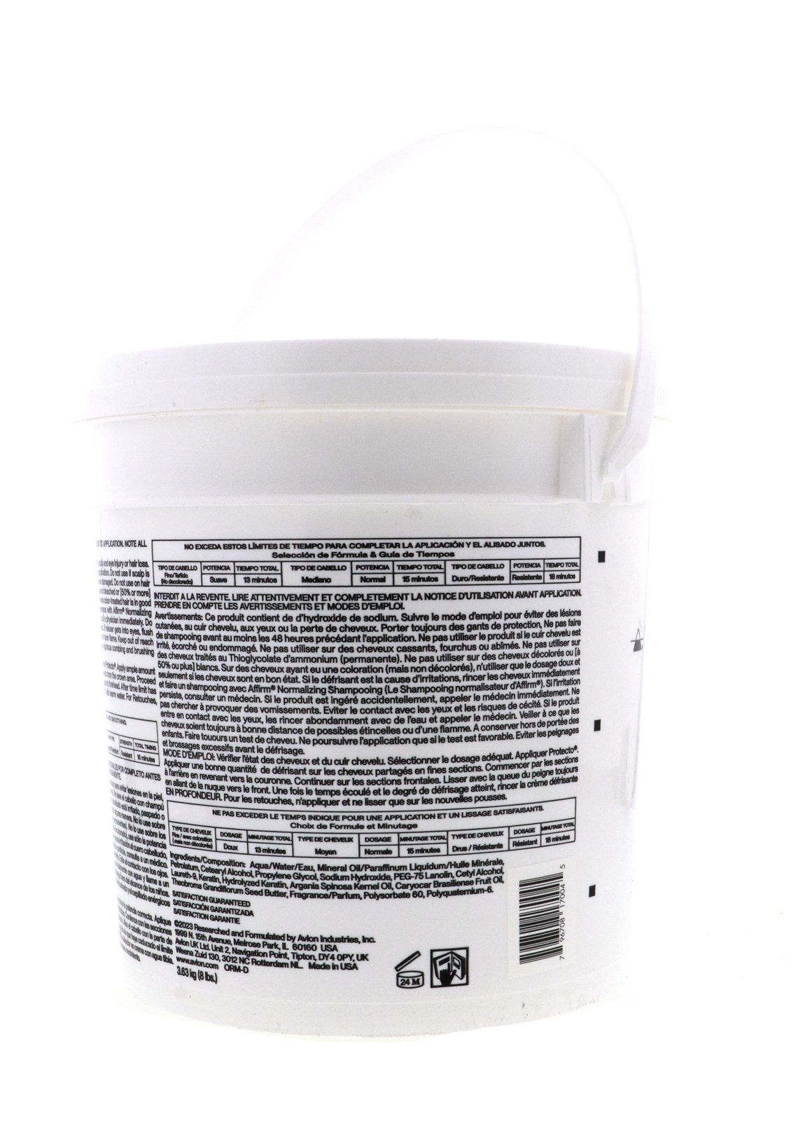 Avlon Affirm Creme Relaxer Mild, 128 oz