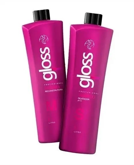 Fox Gloss Treatment Hair Keratin Brazilian 2 X 1 LT. Free Shipping FedEx.