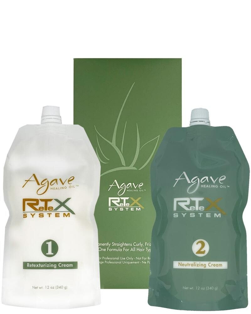 NEW Bio Ionic AGAVE Retex System Hair Straightening Kit – Japanese Straightening