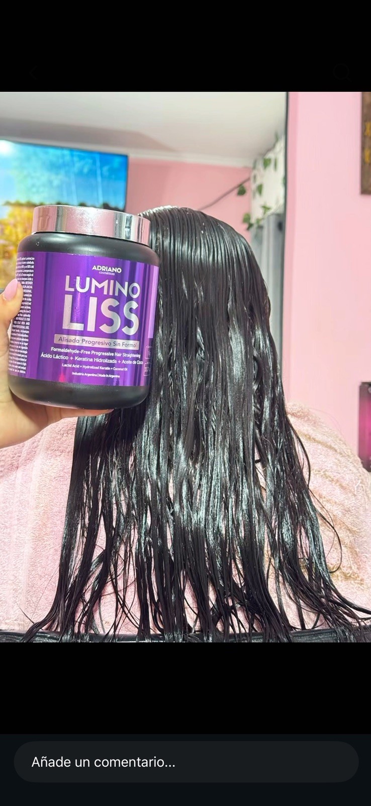 Adriano Cosmetics Lumino Liss Keratin Smoothing Treatment for All Hair Types