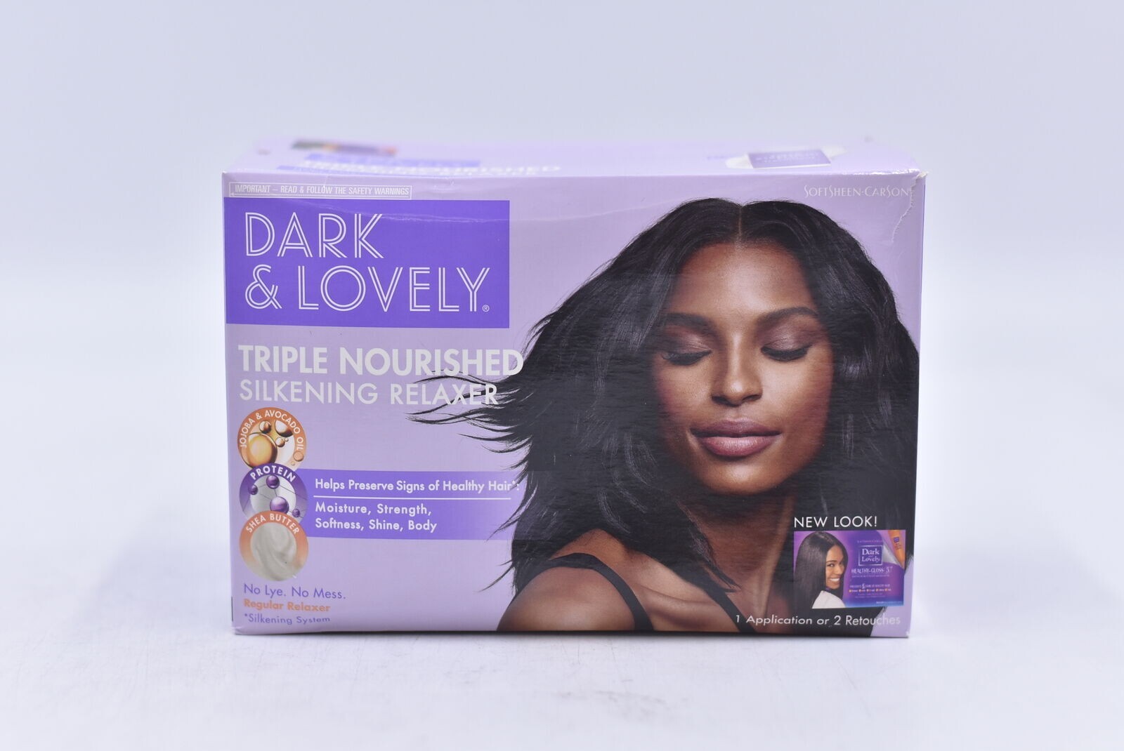 Dark & Lovely Triple Nourished Silkening Relaxer No Lye / No Mess, 1 Application