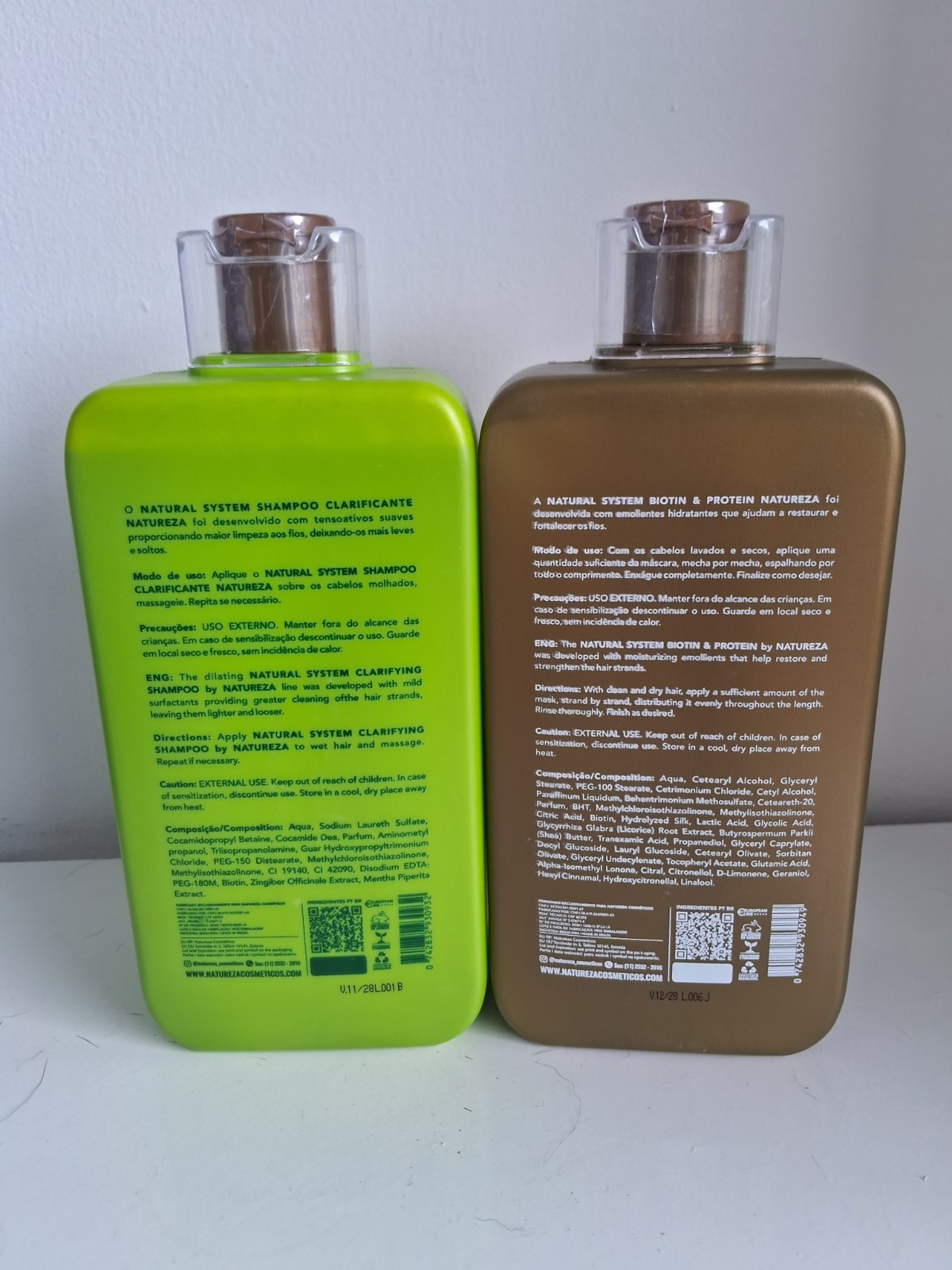 Natural System Biotin Kit 2x1L + Biotin Mask 1Kg – Natureza Cosméticos
