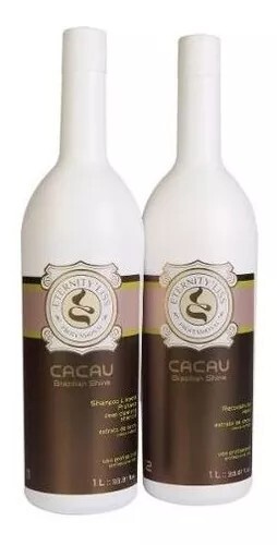 ETERNITY LISS – BRAZILIAN SHINE HAIR TREATMENT KIT COCOA KERATIN 2X1L/34 Oz