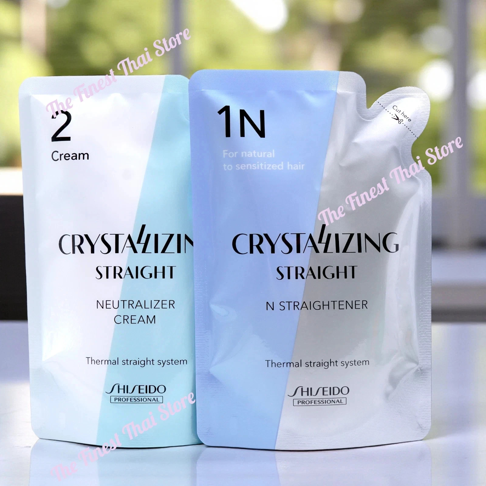 Hair Straightener Kit Crystallizing Straight N – 125g Set