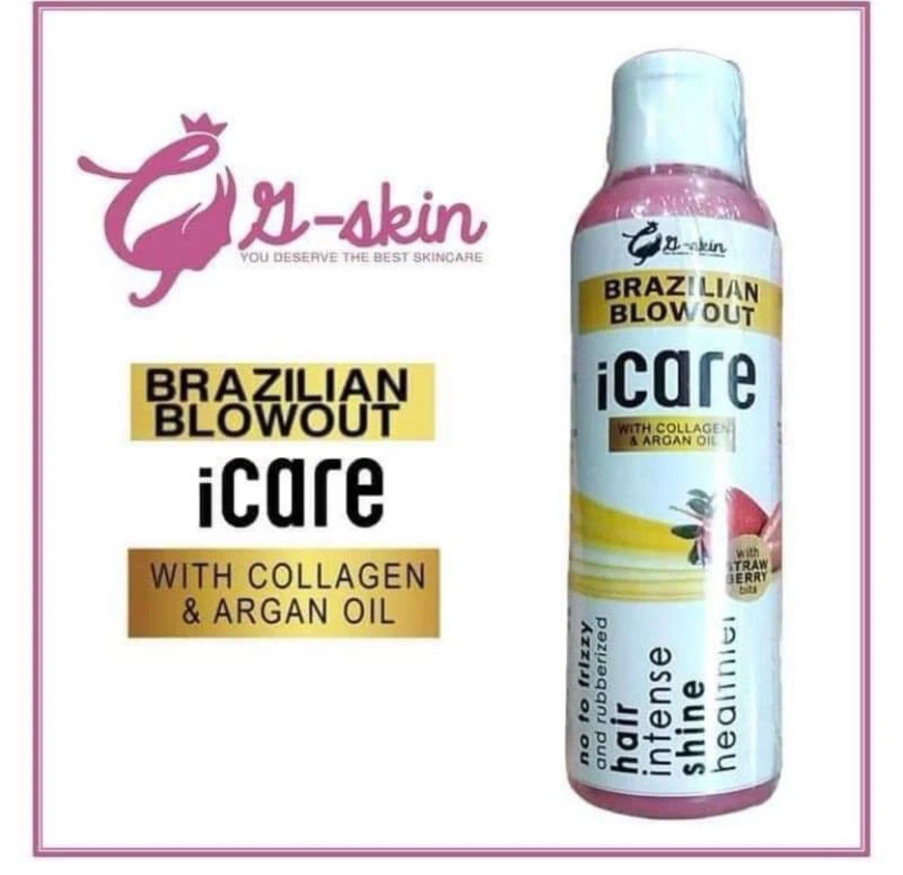 2 BOTTLES Brazilian blowout Icare 100ml By G-Skin
