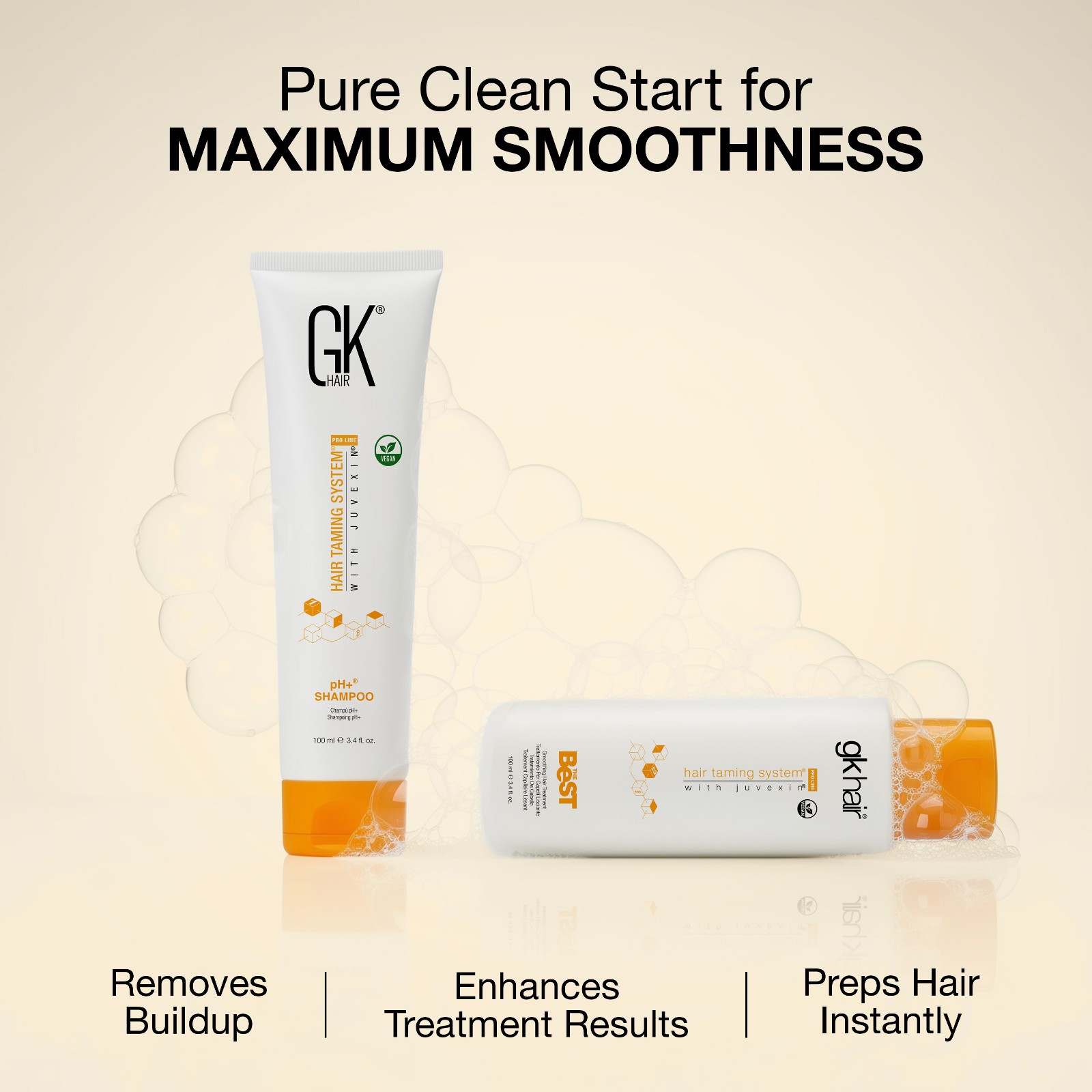 GK HAIR The BEST Brazilian Keratin Treatment Complex Blowout Straightening 100ml