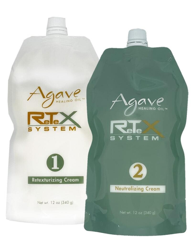 NEW Bio Ionic AGAVE Retex System Hair Straightening Kit TWO SETS