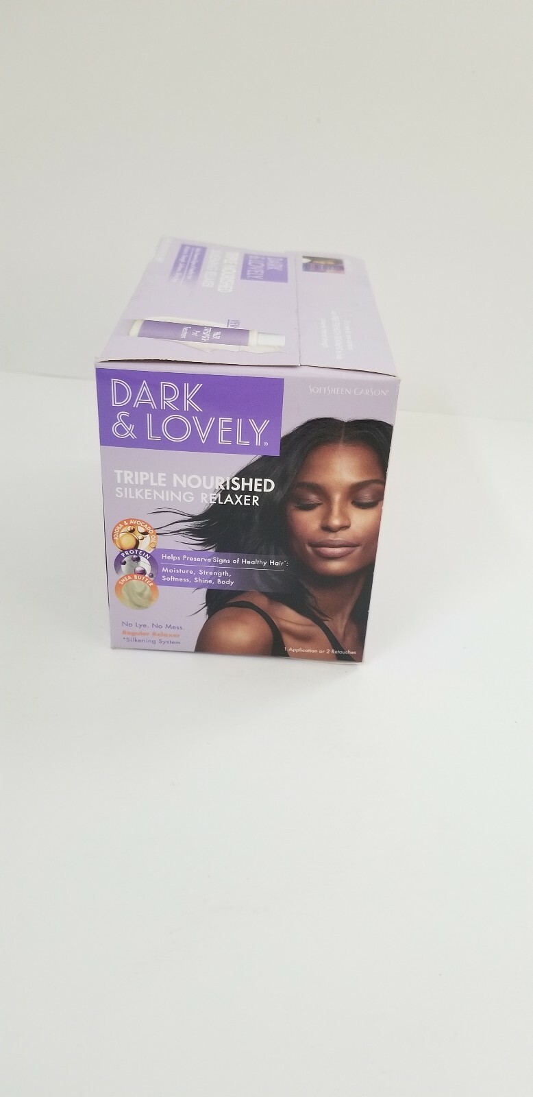 NEW LOOK Dark & Lovely Triple Nourished Silkening Relaxer Kit NIB