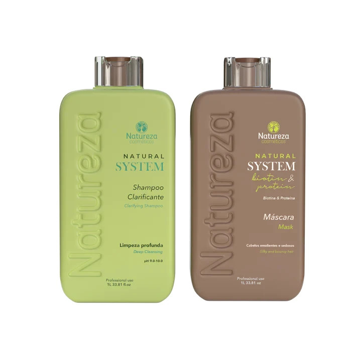Natural Therapy Formaldehyde Free Biotin Treatment Kit 2x 1L Natureza Cosmetics